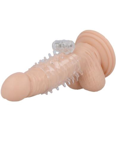 CASUAL LOVE - RING VIBRATING SLEEVE TRANSPARENT