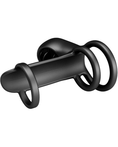 PRETTY LOVE - JAMMY PENIS-HÜLLE 12 VIBRATIONEN MIT WIEDERAUFLADBARER SILIKON-ZUNGE