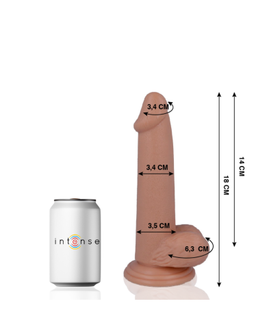 MR INTENSE - 10 PÉNIS RÉALISTE 18 CM -O- 3.4 CM
