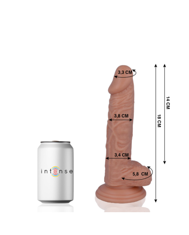 MR INTENSE - 11 PÉNIS RÉALISTE 18 CM -O- 3.8 CM
