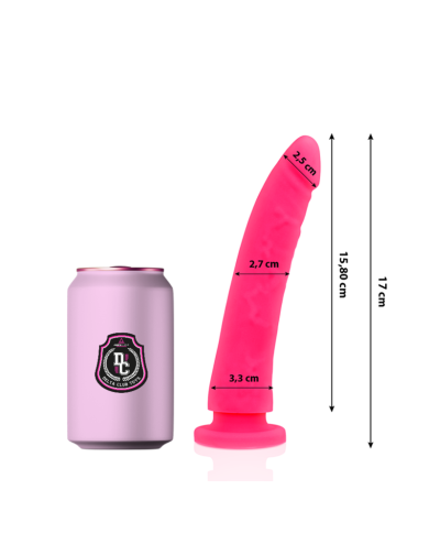 DELTA CLUB - TOYS PINK DILDO MEDICAL SILICONE 17 CM -O- 3 CM
