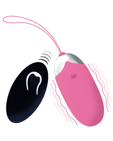 INTENSE - OEUF VIBRANT FLIPPY II AVEC TÉLÉCOMMANDE ROSE