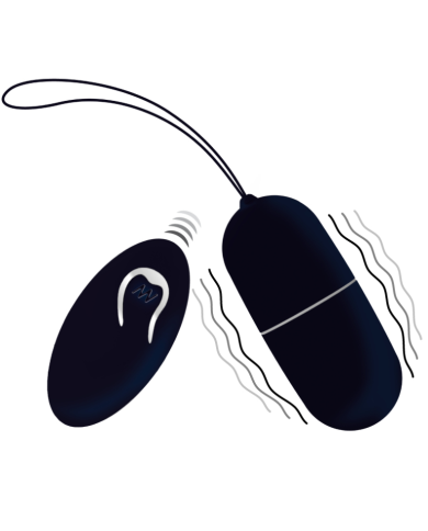 INTENSE - OEUF VIBRANT FLIPPY I AVEC TÉLÉCOMMANDE NOIR