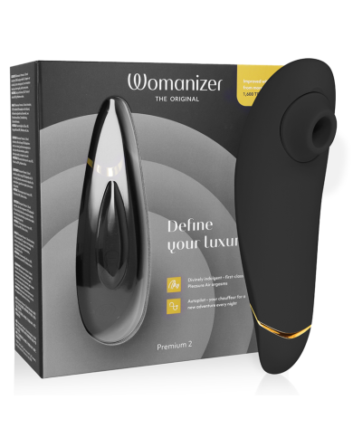 WOMANIZER - PREMIUM 2 CLITORAL STIMULATOR BLACK