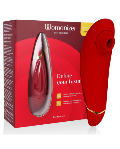 WOMANIZER - PREMIUM 2 CLITORAL STIMULATOR BORDEAUX