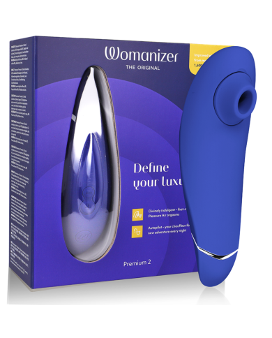 WOMANIZER - PREMIUM 2 CLITORAL STIMULATOR BLUEBERRY