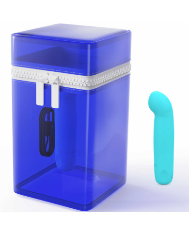 B SWISH - VIBRATEUR RECHARGEABLE EN SILICONE BLEU BCUTE CURVE INFINITE CLASSIC ÉDITION LIMITÉE