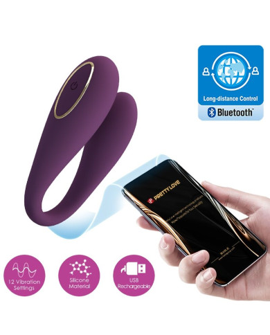 PRETTY LOVE - AUGUST REMOTE GLOBAL DOPPELT VERGNÜGEN VIBRATOR