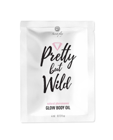 SECRETPLAY - PRETTY ABER WILD GLOW KÖRPERÖL-SACHET