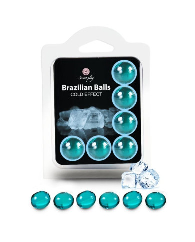 SECRETPLAY - SET 6 BALLES BRÉSILIENNES EFFET FROID