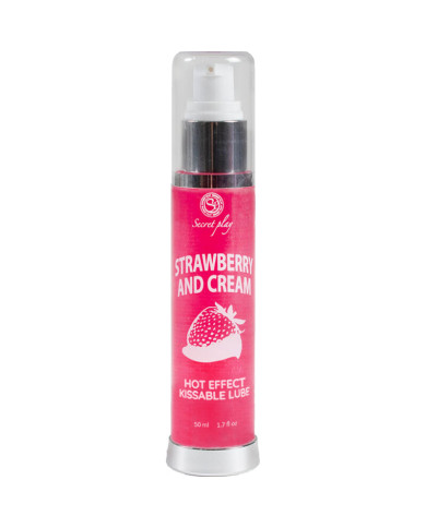 SECRETPLAY - SCHMIERMITTEL 2-1 WÄRMEEFFEKT ERDBEERE & CREME 50 ML
