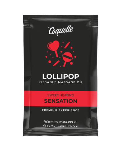 COQUETTE CHIC DESIRE - POCKET KISSABLE MASSAGEÖL MIT WRMEEFFEKT LOLLIPOP 10 ML