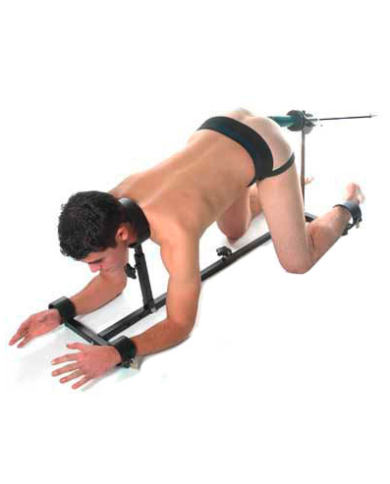 METAL HARD - PRISON BDSM AVEC ACCESSOIRE DE PÉNÉTRATION