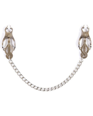 OHMAMA FETISH - PINCES MÉTALLIQUES AVEC CHAÎNE