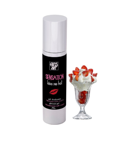 EROS-ART - SENSATTION NATÜRLICHES SCHMIERMITTEL ERDBEER MIT CREME 50 ML