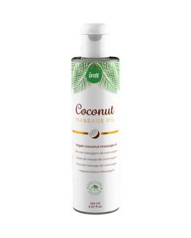 INTT - HUILE DE MASSAGE VÉGÉTALIENNE DOUCE AU SAVEUR RELAXANTE DE NOIX DE COCO
