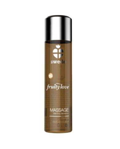 SWEDE - FRUITY LOVE MASSAGEÖL MIT WÄRMENDEM EFFEKT INTENSIVE DUNKLE SCHOKOLADE 60 ML