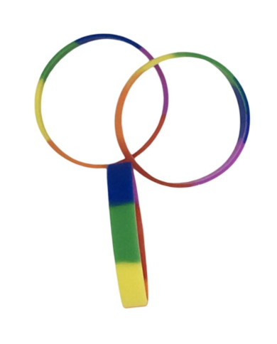 PRIDE - LGBT-FLAGGE SILIKONARMBAND