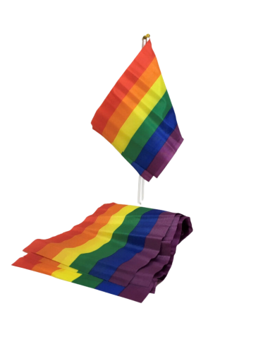 PRIDE - LGBT-FLAGGE, KLEINE FLAGGE, BANNER