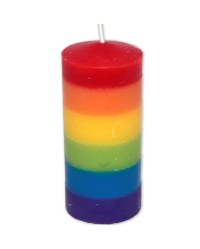 PRIDE - BIG CANDLE WITH LGBT FLAG