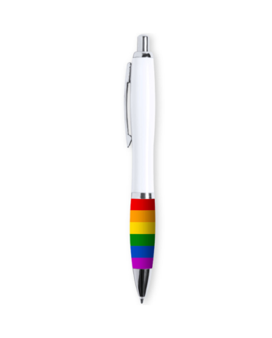 PRIDE - LGBT-FLAGGE WEISSE KUGELSCHREIBER