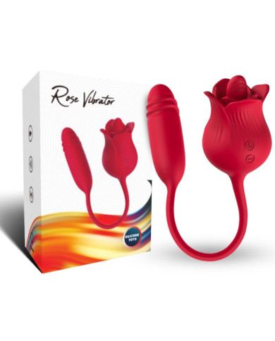 ARMONY - ROSELIP LICKING VIBRATING CLIT & VIBRATOR RED