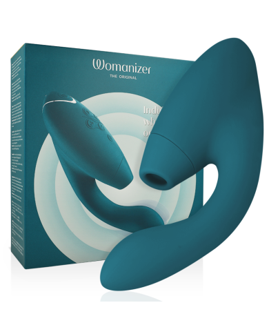 WOMANIZER - DUO 2 STIMULATOR BLEU PÉTROLE