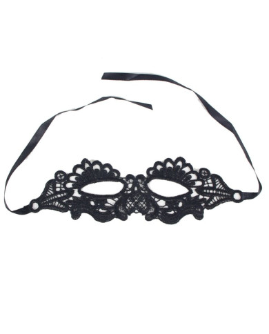 QUEEN LINGERIE - BLACK MASK ONE SIZE
