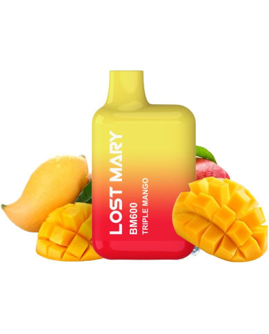 LOST MARY - BM600 VAPER NICOTINE 2% JETABLE TRIPLE MANGUE