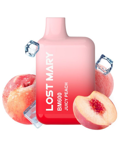 LOST MARY - BM600 NICOTINE VAPER 2% DISPOSABLE JUICY PEACH