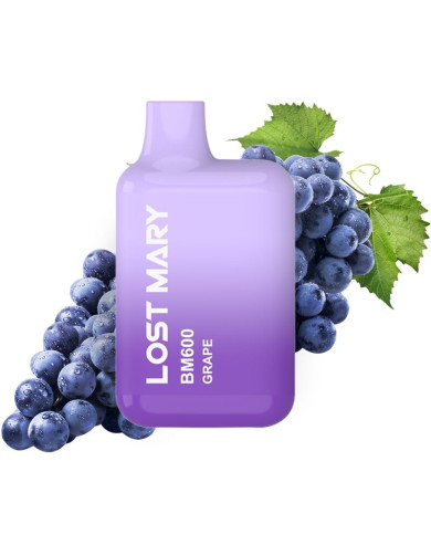 LOST MARY - BM600 NICOTINE VAPER 2% DISPOSABLE GRAPE