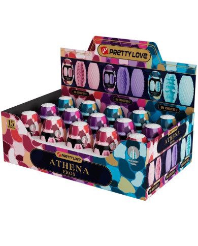 PRETTY LOVE - ATHENA EROS PACK 15 VERSCHIEDENE MÄNNLICHE MASTURBATOREN