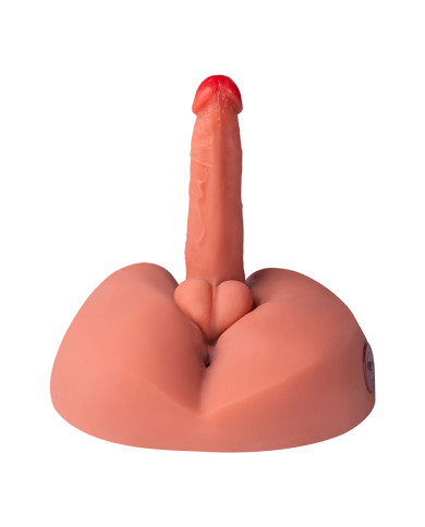 XISE - MASTURBATEUR GODE RÉALISTE HONEY AVEC VIBRATION 25 CM