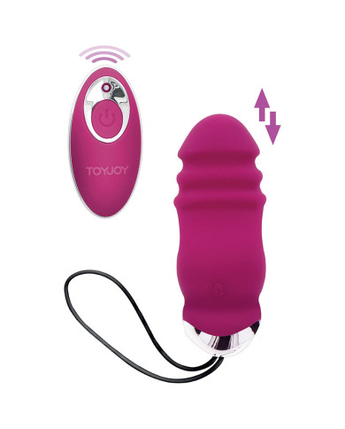 TOYJOY - HAPPINESS SUNN SIDE UP AND DOWN VIBRATOR REMOTE CONTROL FUCHSIA