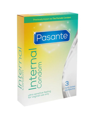 PASANTE - INTERNAL CONDOM NON-LATEX 3 UNITS