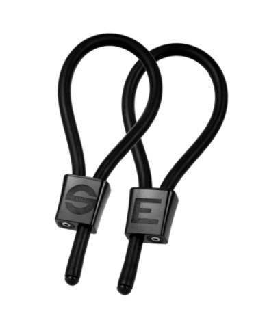 ELECTRASTIM - PRESTIGE ELECTRA LOOPS ADJUSTABLE COCK RINGS BLACK
