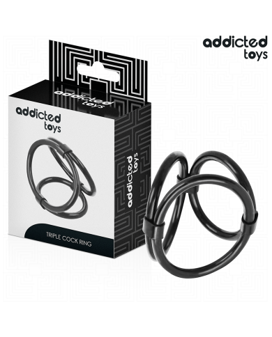 ADDICTED TOYS - TRIPLE PENIS RING