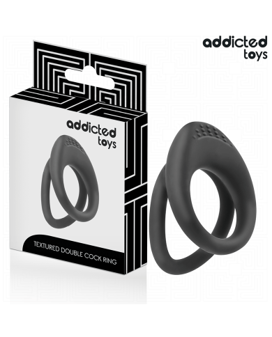 ADDICTED TOYS - DOUBLE TEXTURED PENIS RING