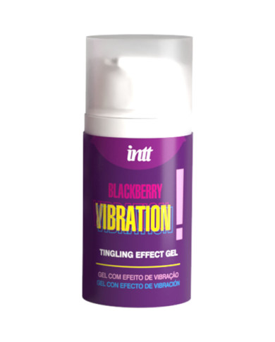 INTT RELEASES - FLÜSSIGE VIBRATIONSGEL MIT BROMBEERGESCHMACK 15 ML