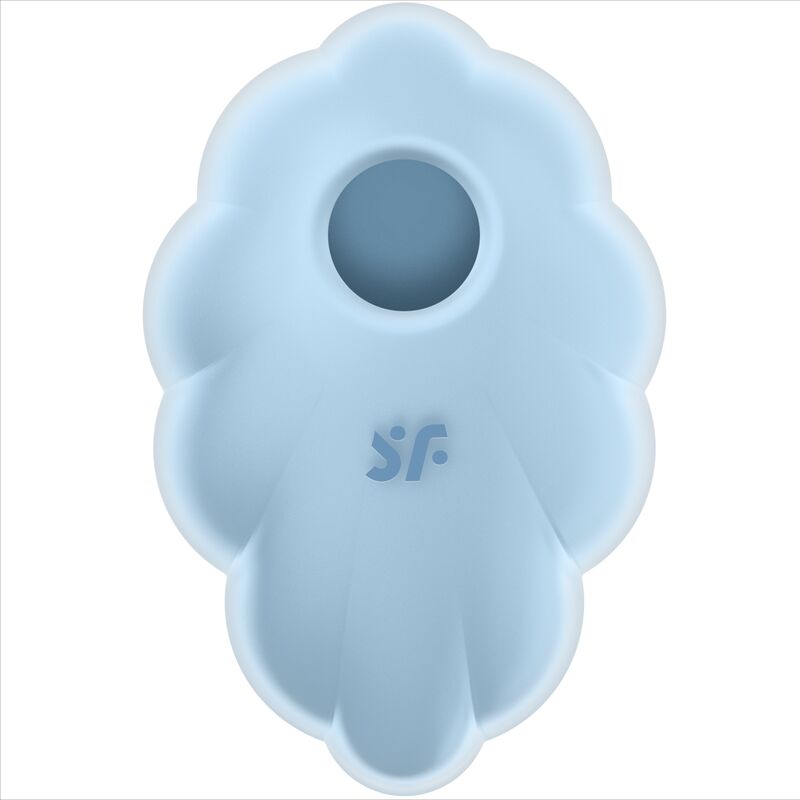 SATISFYER - VIBRATEUR CLOUD DANCER BLEU AIR PULSE