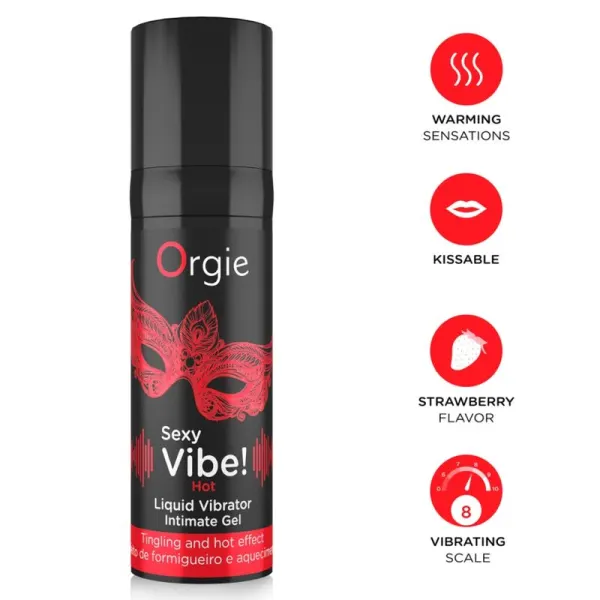 Orgie - Ambiance Sexy! Vibrateur Liquide Chauffant 15 Ml