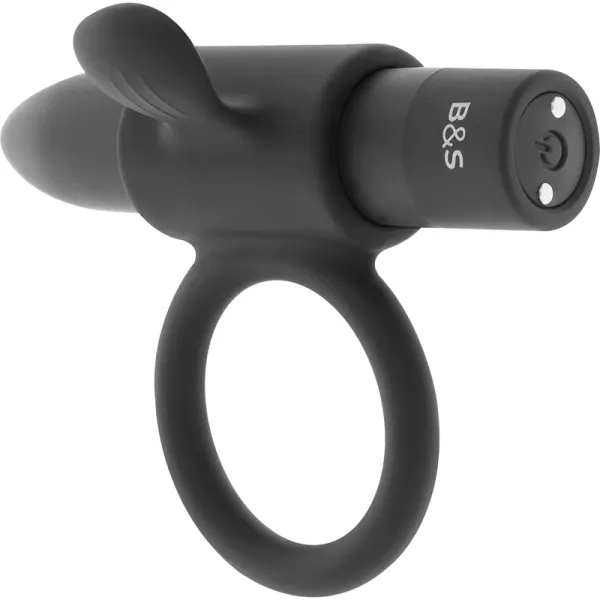 Black&Silver - Bague Rechargeable Cameron Noir