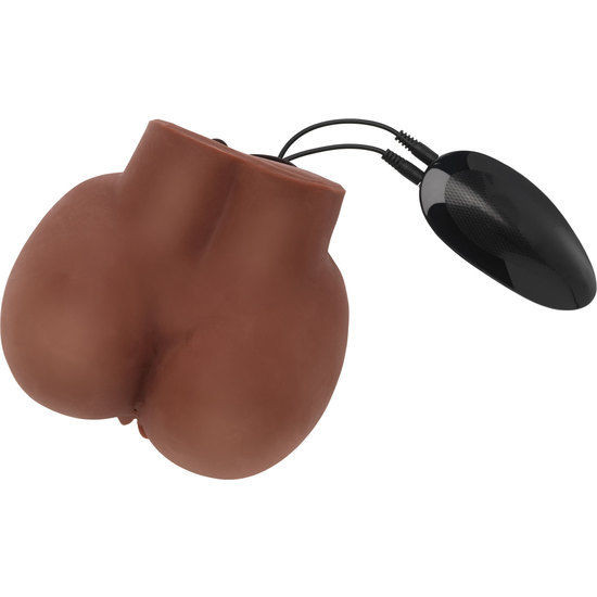 Act - Realistische Masturbator Big Ass Met Brown Vibrator - Image 3