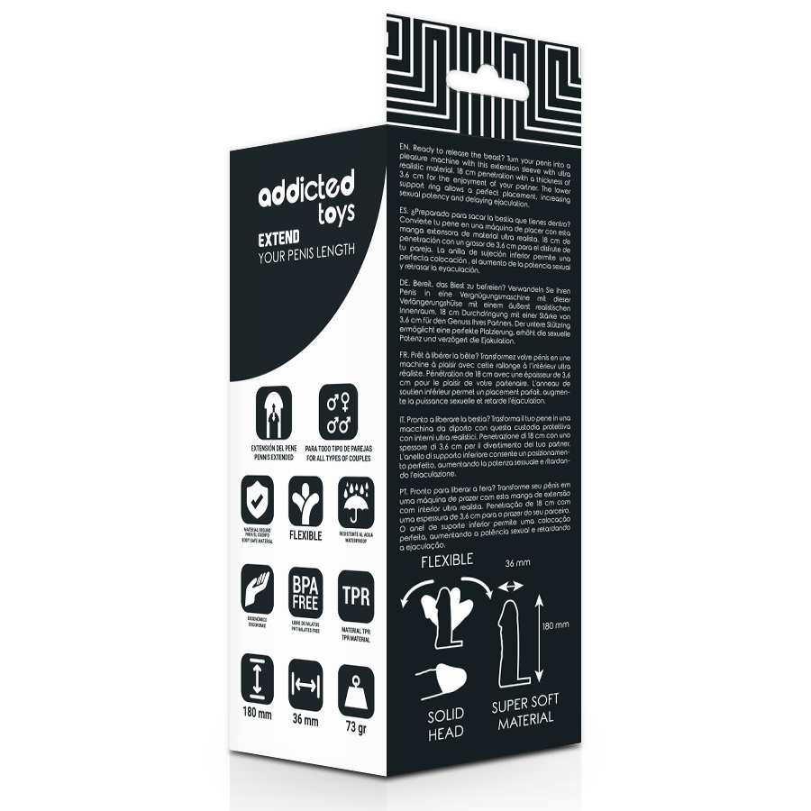 Addicted Toys - Allongez Votre Pénis 18 Cm - Image 3
