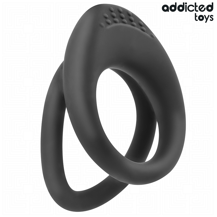 ADDICTED TOYS - DOUBLE TEXTURED PENIS RING - Image 5