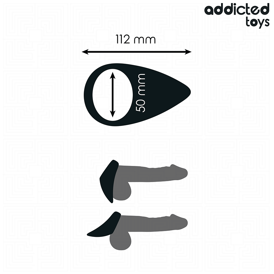 Addicted Toys - Anneau Pénis En Forme De Larme - Image 4