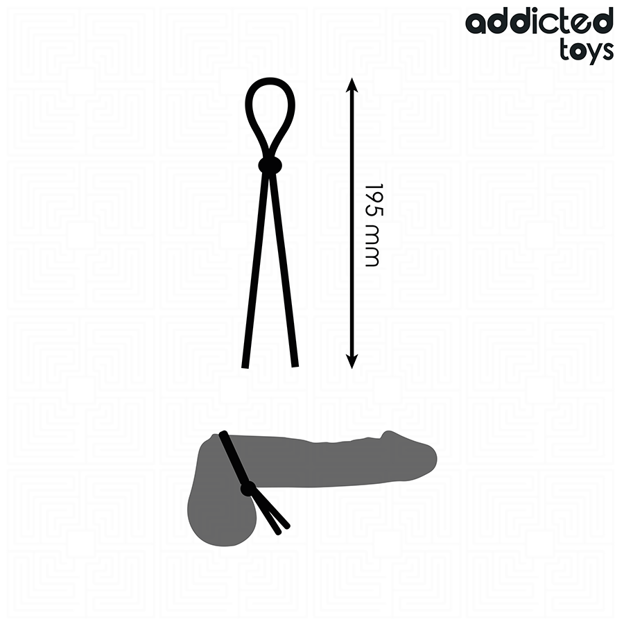 Addicted Toys - Corde En Silicone Pour Le Pénis À Boucle Unique - Image 4