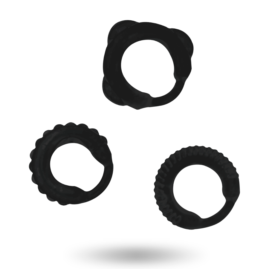 Addicted Toys - C-Ring Set Black - Image 2