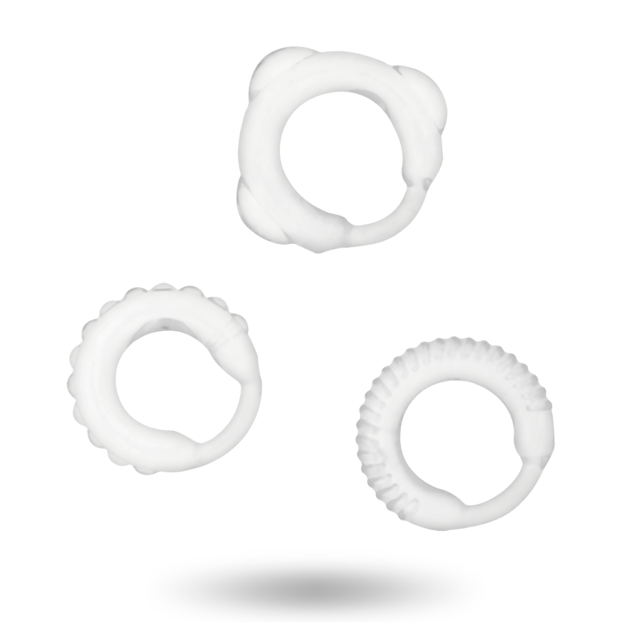 Addicted Toys - C-Ring Set Clear - Image 2