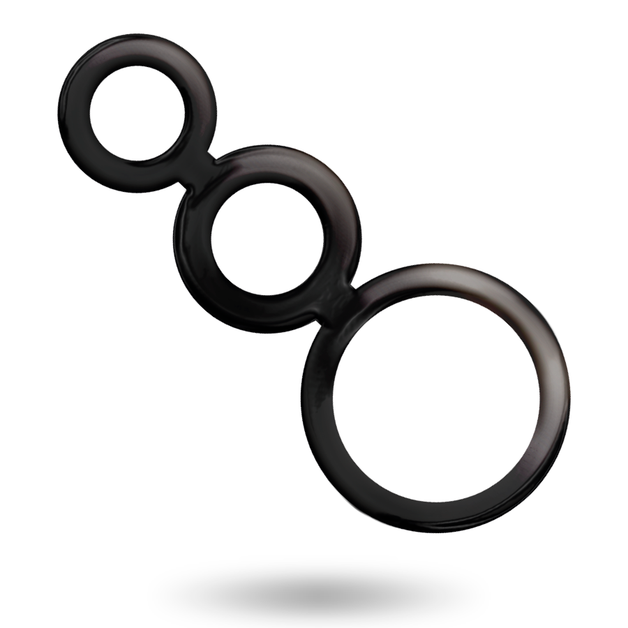 Addicted Toys - Rings Set For Penis - Smoked - Image 2
